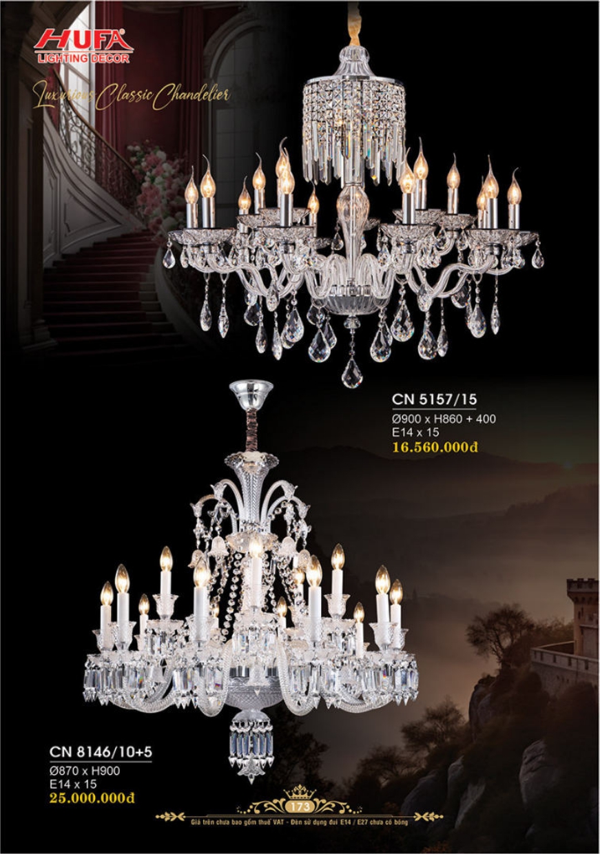 Bảng giá đèn trang trí HUFA